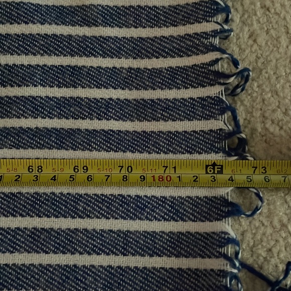Like NEW Banana Republic Striped Scarf - Picture 3 of 4